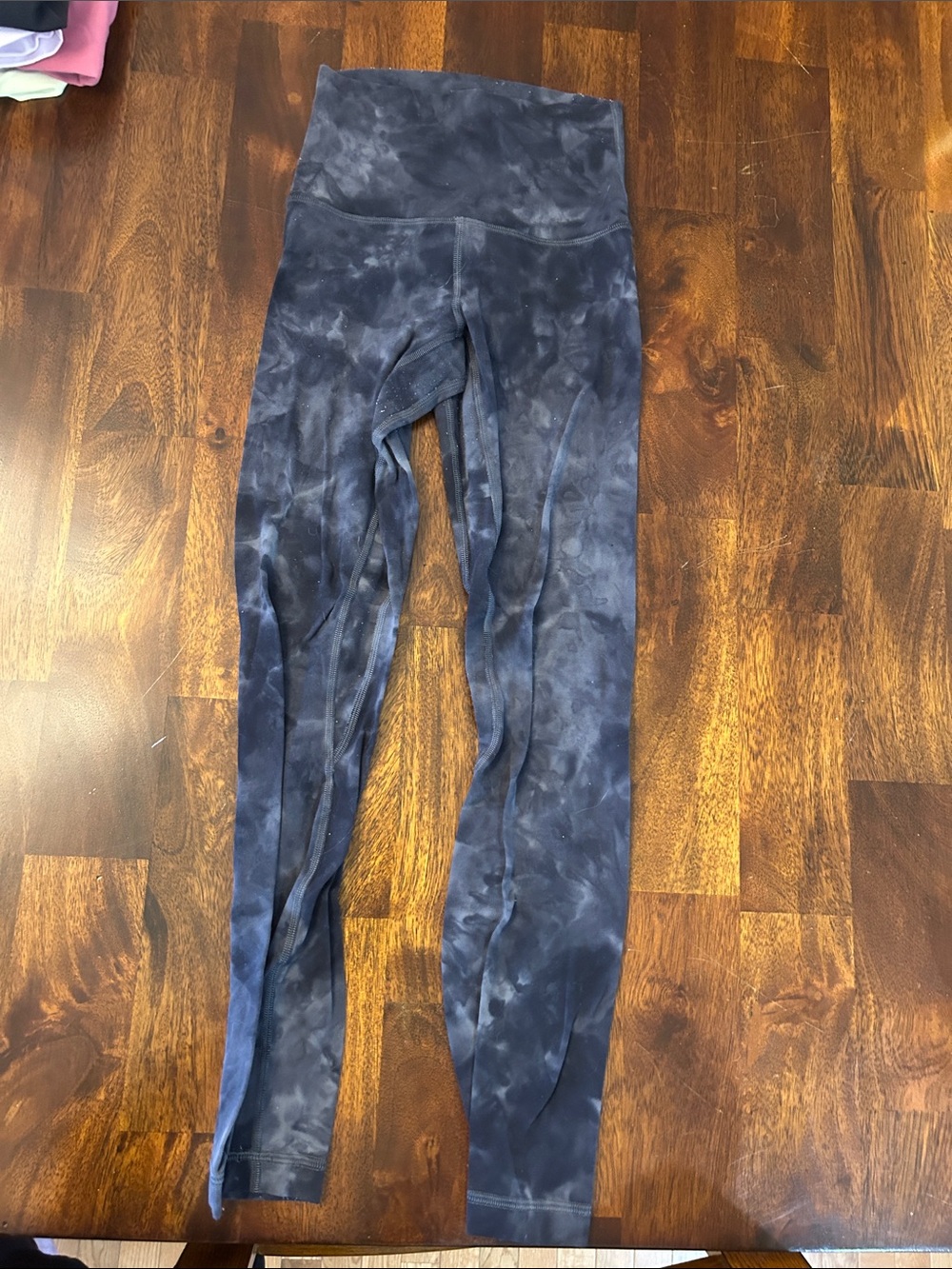 lululemon athletica High-Rise Tie-Dye Leggings in Charcoal/Black